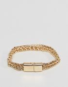 Aldo Chain Bracelet In Antique Gold - Gold