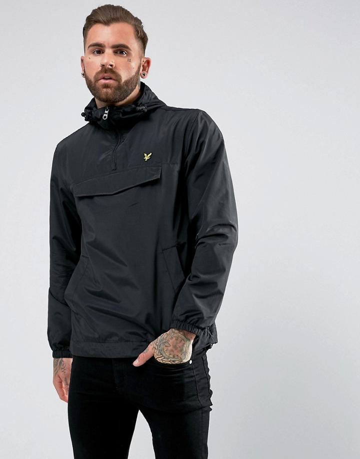 Lyle & Scott Overhead Anorak Black - Black