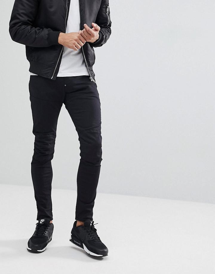 G-star 5620 3d Super Slim Jeans Rinse Wash - Navy