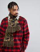 Adidas Skateboarding Skate Scarf In Camo Br3871 - Green