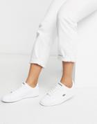 Lacoste Graduate Bl 1 Leather Sneakers In White