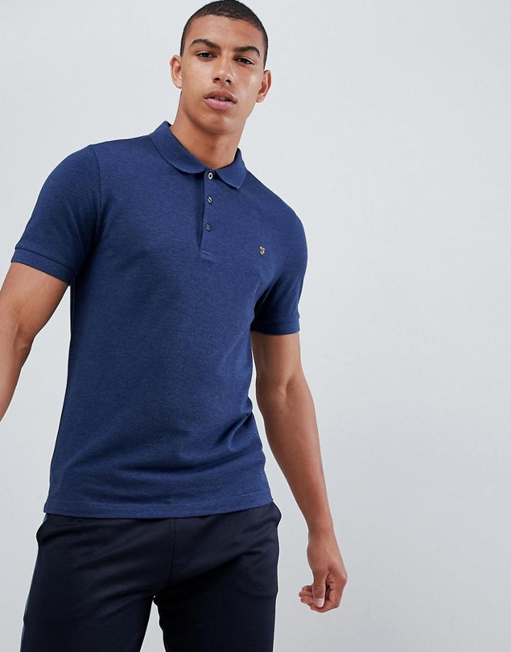 Farah Blaney Polo In Navy - Navy