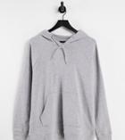 Simply Be Oversized Hoodie In Gray-grey