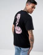 Element Dagger T-shirt With Snake Back Print - Black