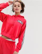 Juicy By Juicy Couture Hoodie With Chest Logo & Taping Two-piece - Red