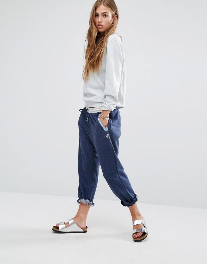 Minkpink Move Navy Marl 3/4 Jogger - Navy