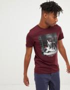 Jack & Jones Originals T-shirt With Social Media Graphic - Red