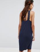 Vila Jersey Lace Detail Midi Dress - Multi