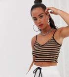 Collusion Stripe Crop Top - Multi