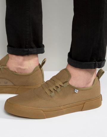Djinns Moc Vul Hump Sneakers In Khaki - Tan