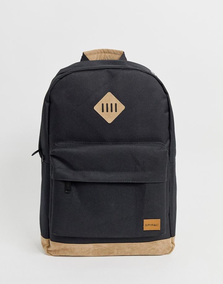 Spiral Core Backpack In Black - Black