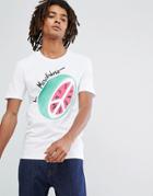 Love Moschino Watermelon Print T-shirt - White