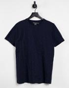French Connection Nep T-shirt In Navy-blues