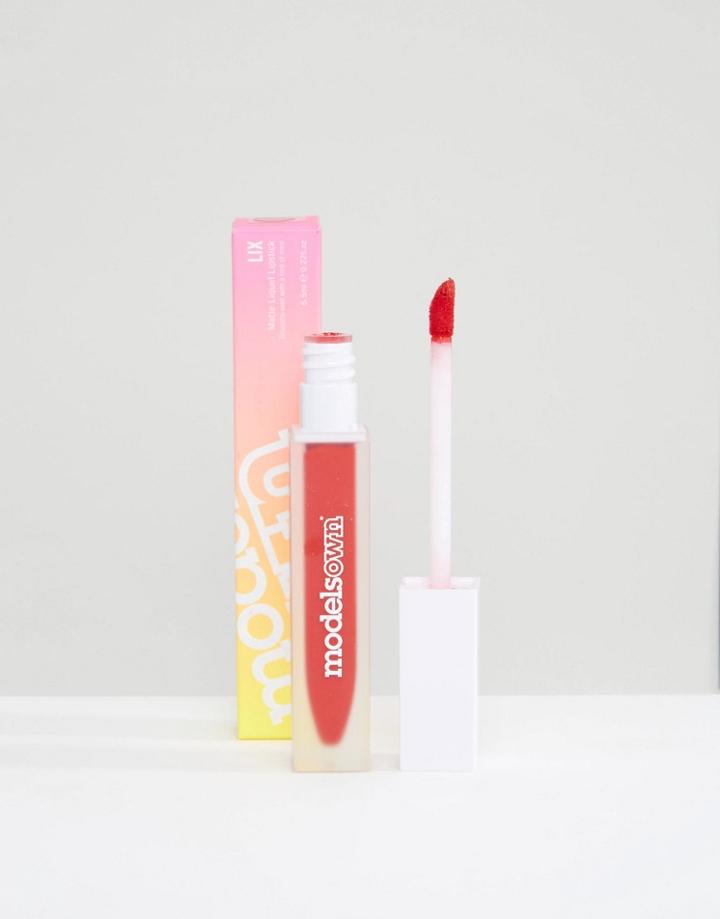 Models Own Lix Matte Liquid Lipstick - Brown