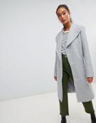 Parisian Longline Coat - Gray