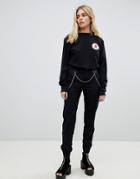 Kubban Friend Embroidered Sweatshirt - Black
