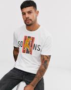 Only & Sons Tiger Print T-shirt - White