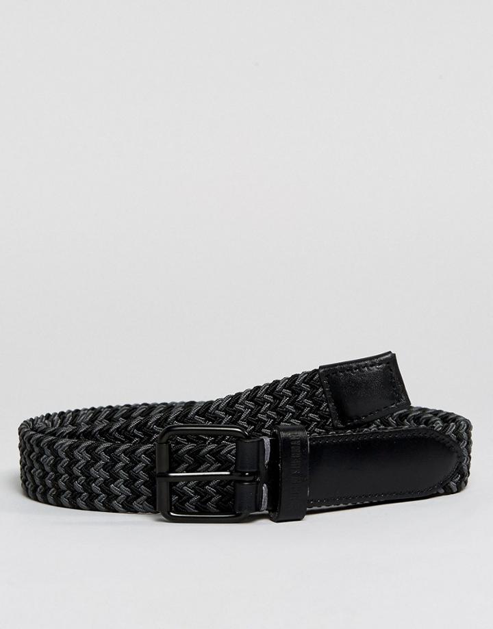 Ben Sherman Barbican Woven Belt - Black