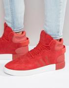 Adidas Originals Tubular Invader Sneakers - Red