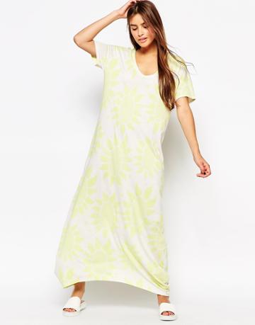 The Furies Kabuki Floral Tunic Dress - White