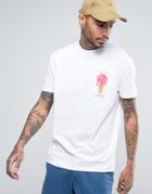 Asos Relaxed T-shirt With You Melt My Heart Print - White