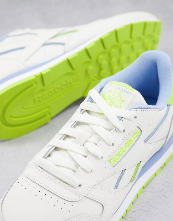 Reebok Cl Leather Sneakers In Multi