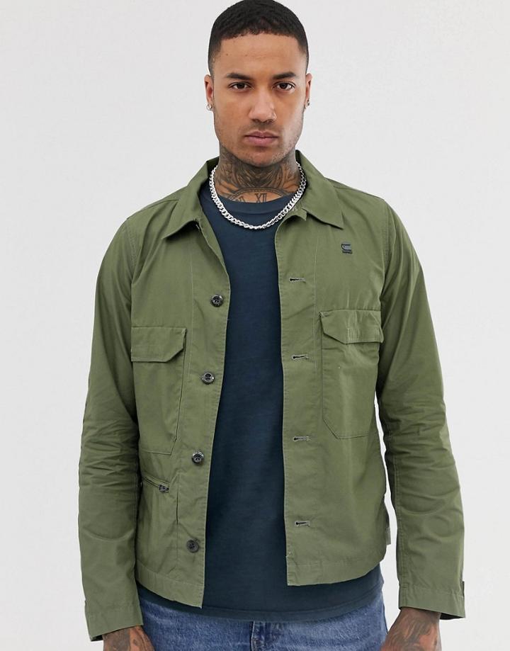 G-star Xpo Cargo Overshirt In Green - Green