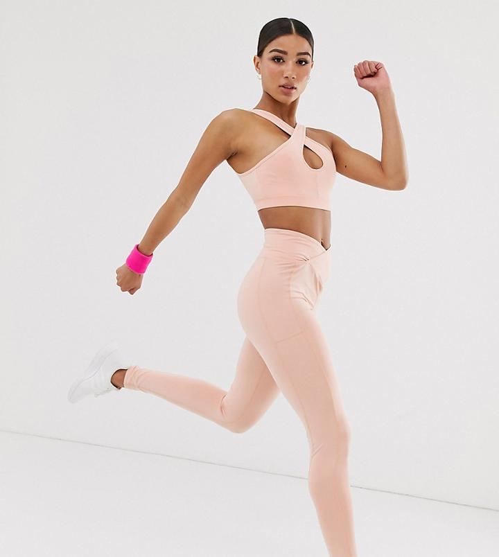South Beach High Waisted Leggings In Pink