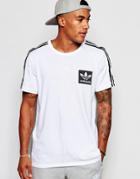 Adidas Originals T-shirt With Box Logo Aj8068 - White