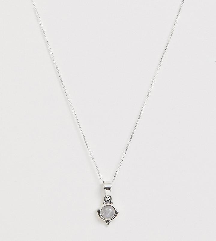Kingsley Ryan Sterling Silver Moonstone Pendant Necklace - Silver