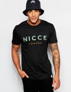 Nicce London T-shirt With Logo - Black