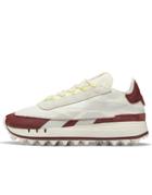 Reebok Legacy 83 Sneakers In White With Burgundy Details