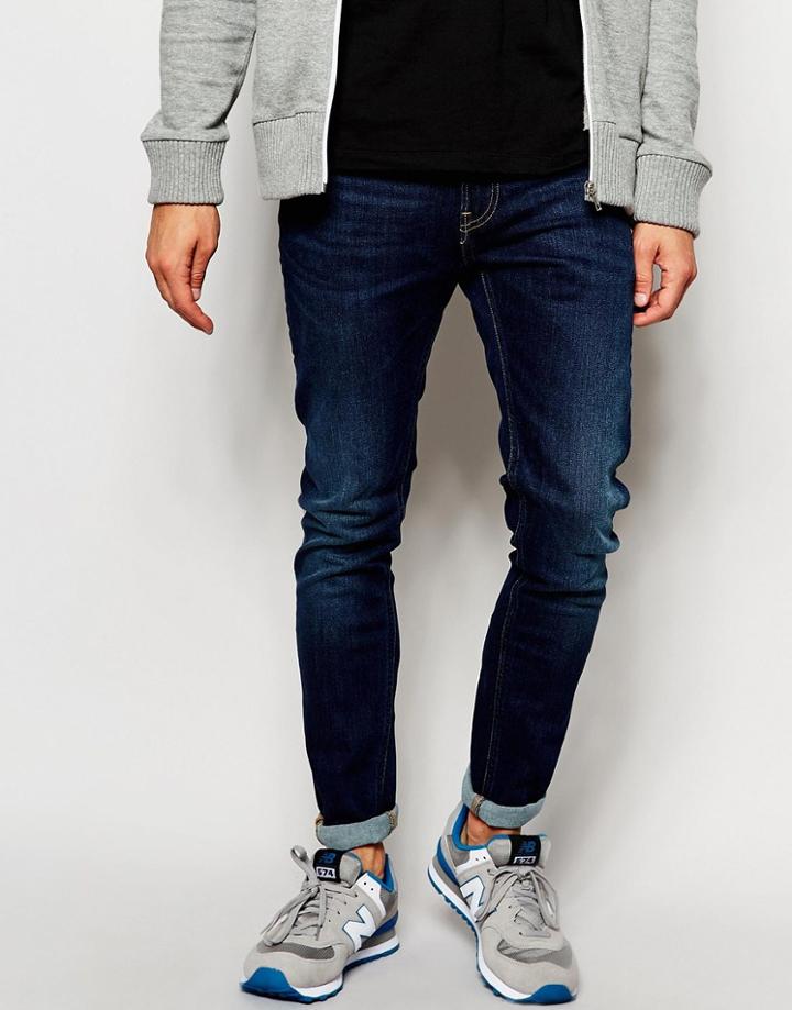 Lee Jeans Malone Superstretch Super Skinny Fit Blue Notes Mid Wash - Blue Note