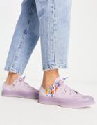 Converse Chuck 70 Ox Women's History Month Canvas Tearaway Sneakers In Peaceful Plum-purple