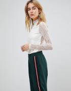 First & I Lace Top - Multi