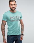 Boss Orange By Hugo Boss Turbulence 1 Logo T-shirt Green - Green