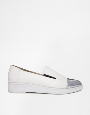 Asos Mix It Up Flat Shoes - White
