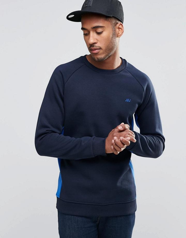 Jack & Jones Sweat With Logo - Navy