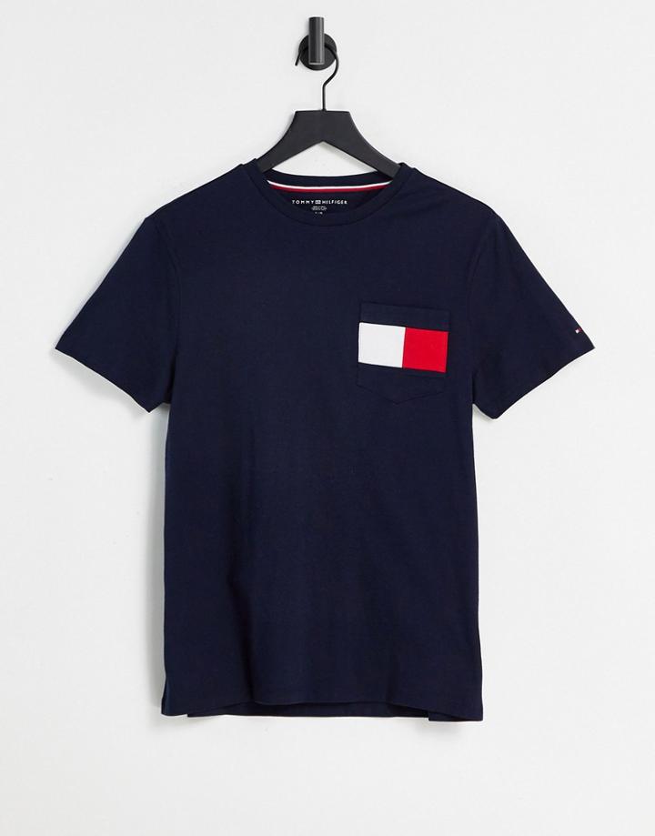 Tommy Hilfiger Casey Crew Neck T-shirt-navy