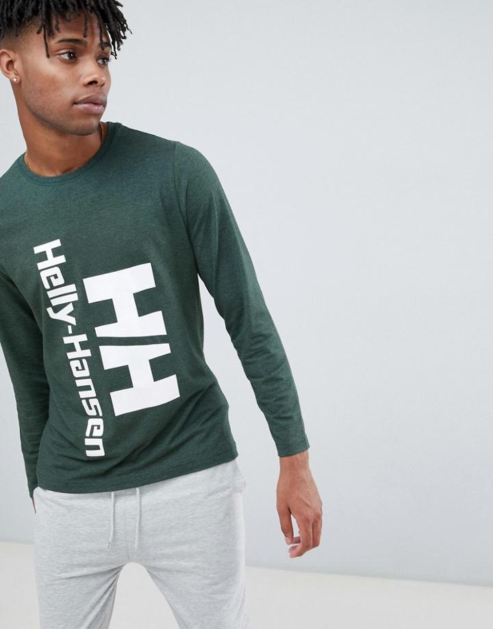 Helly Hansen Heritage Long Sleeve Top In Green - Green