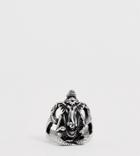Reclaimed Vintage Inspired Ganesh Style Chunky Ring In Silver Exclusive To Asos - Silver