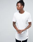 Only & Sons Super Longline T-shirt - White