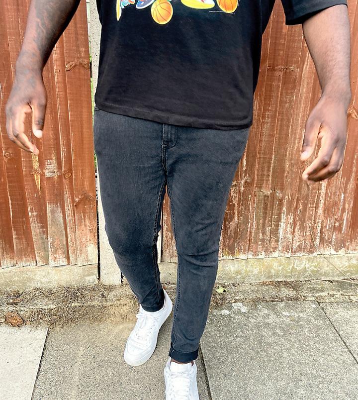 Collusion Plus Skinny Jean In Black