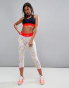 Adidas X Stella Sport Performance 3/4 Length Hawaii Leggings - White