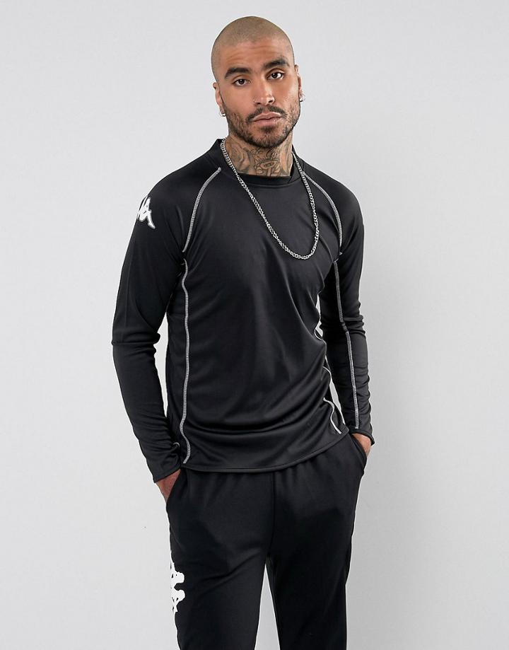 Kappa Masa Training Long Sleeve Top - Black
