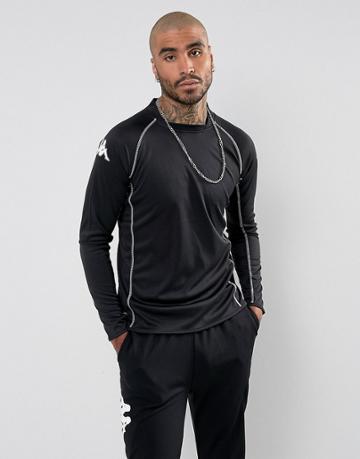 Kappa Masa Training Long Sleeve Top - Black