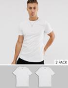 Produkt 2 Pack Organic Cotton T-shirts In White - White