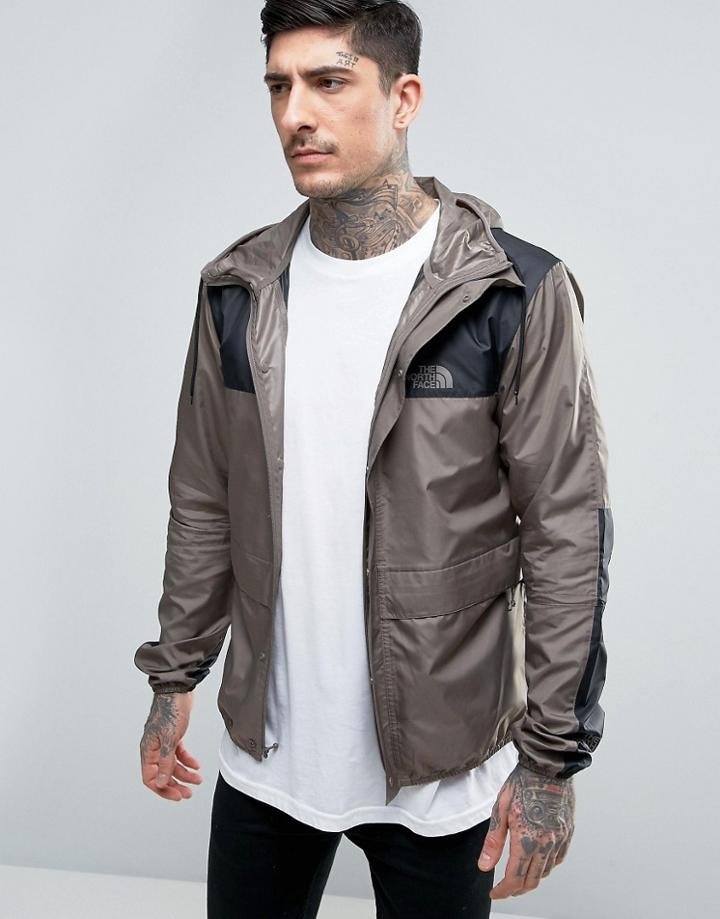 The North Face 1985 Mountain Jacket Hooded In Brown - Brown
