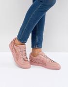 Puma Basket Classic Frill Sneaker - Pink