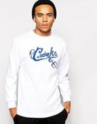 Crooks & Castles Trouble Makers Long Sleeve T-shirt - White
